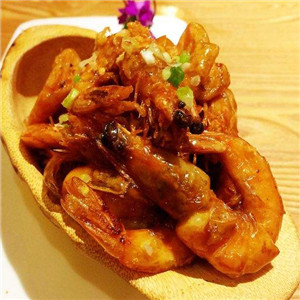 椰林飘香-海南创意融合菜大虾