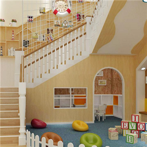 绿橙国际幼儿园楼梯
