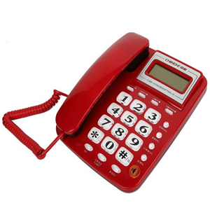 中诺电话机红色