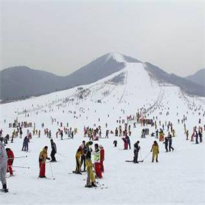 渔阳国际滑雪场多人