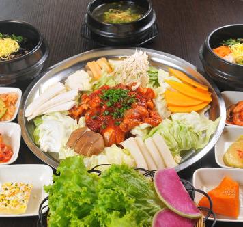 稻草屋韩国料理套餐