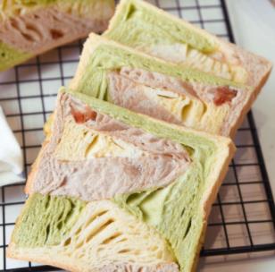  Sihu Japanese fresh toast, three color toast