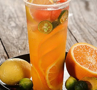 果小茶橙汁