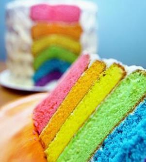 欧麦园蛋糕彩虹蛋糕
