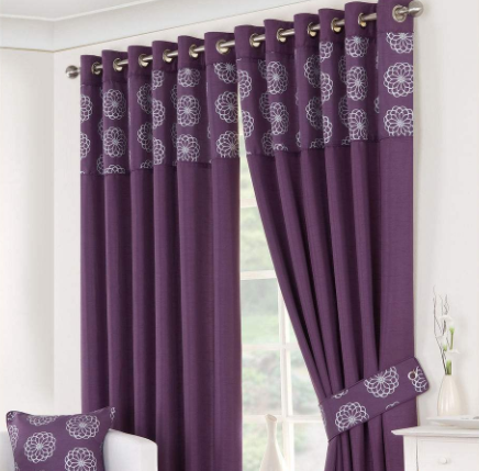 三多窗帘深紫色