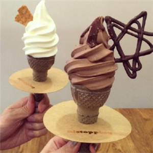 bistopping冰淇淋巧克力