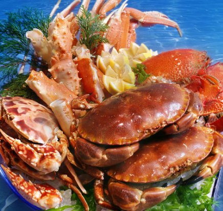 海纳城海鲜自助餐厅螃蟹