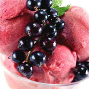 蓝莓雪派冰淇淋美味