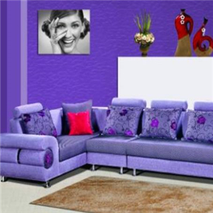 KBH和睿嘉品沙发紫色整套沙发