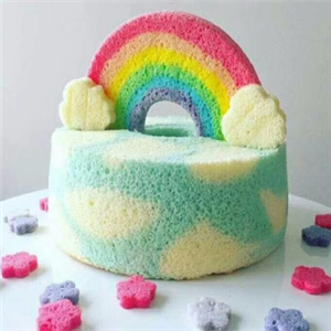 乐客贝特面包彩虹蛋糕