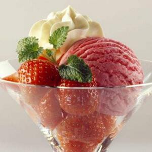 喜品意大利手工草莓冰淇淋