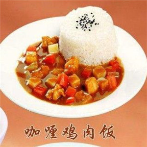 庄园咖喱鸡肉大米饭