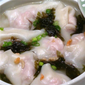 第九味老上海馄饨王紫菜