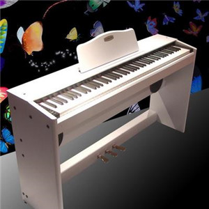 艾茉森数码乐器白色电子琴