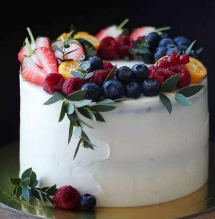 安提蛋糕蓝莓