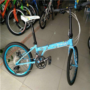 欧亚马蓝色自行车