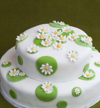 隐涵蛋糕绿色