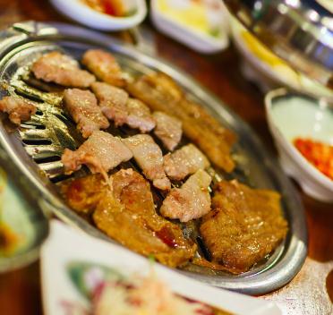 韩国分米餐厅煎肉