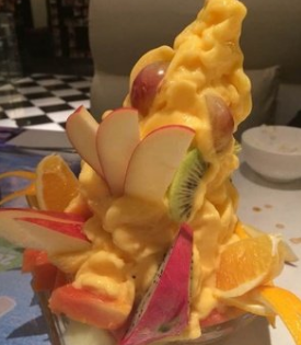 芒果皇后主题餐厅水果拼盘