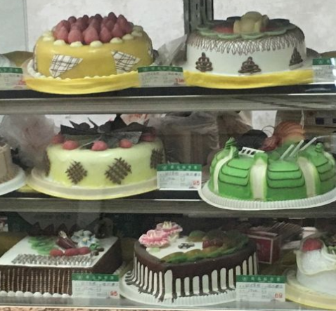 挪亚蛋糕柜台展示区