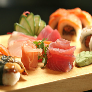 渔册寿司蔬菜