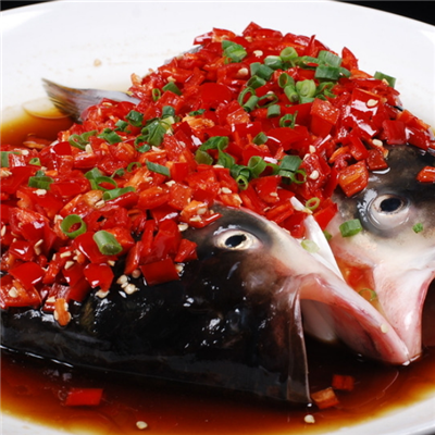 湘剁椒鱼头食物