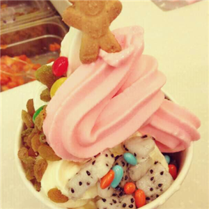 优格物语粉色冰淇淋
