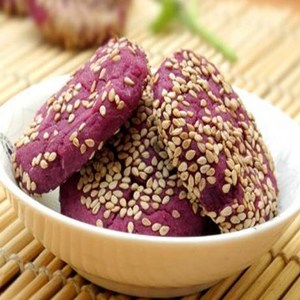 小飞薯甜品紫薯饼