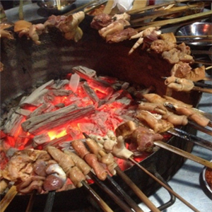 火焰山之竹签烤肉肉串