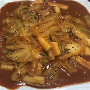 韩国年糕料理白菜