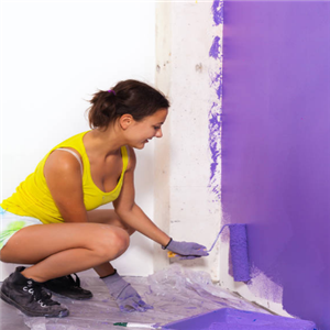 育隆涂料紫色墙面漆