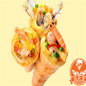 哈萨里海螺披萨鲜虾