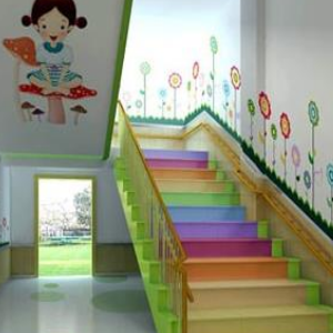 麦田国际幼儿园楼梯