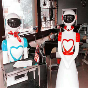 欧德堡机器人餐厅红色