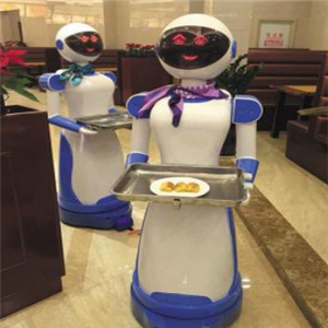 欧德堡机器人餐厅端茶