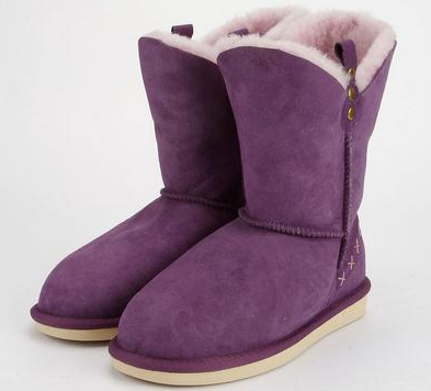 yellowearth雪地靴紫色