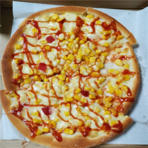 复古披萨屋玉米粒披萨