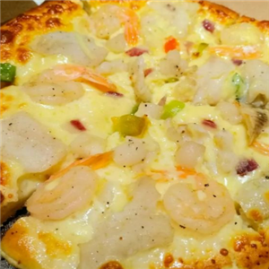 复古披萨屋鲜虾披萨