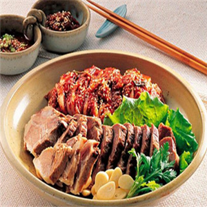 韩料理韩餐牛肉片