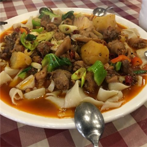 胡杨树新疆餐厅土豆