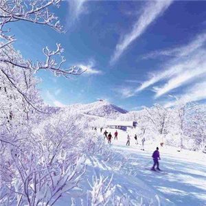 北大壶滑雪场雪景