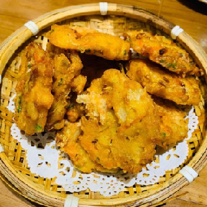 老西门菜虾饼