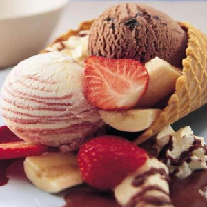 疯狂的草莓冰淇淋巧克力