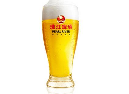 珠江纯生啤酒美味