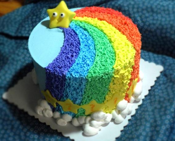 超港蛋糕店彩虹蛋糕