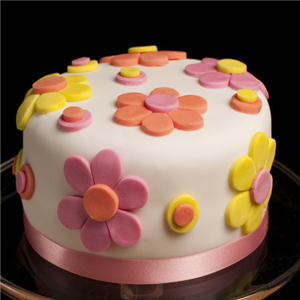 麦香园蛋糕花朵