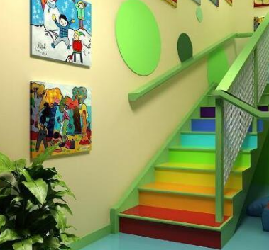 贝贝佳欧莱幼儿园楼梯