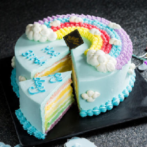 米帝欧蛋糕店彩虹蛋糕