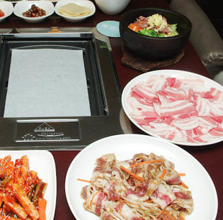 韩城苑自助烤肉生菜