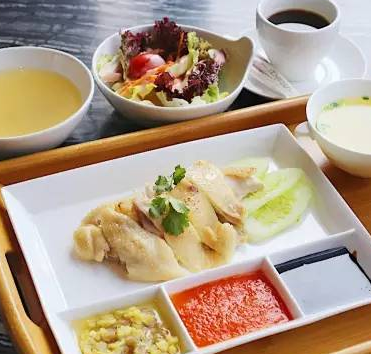 新加坡融记海南鸡饭香菜